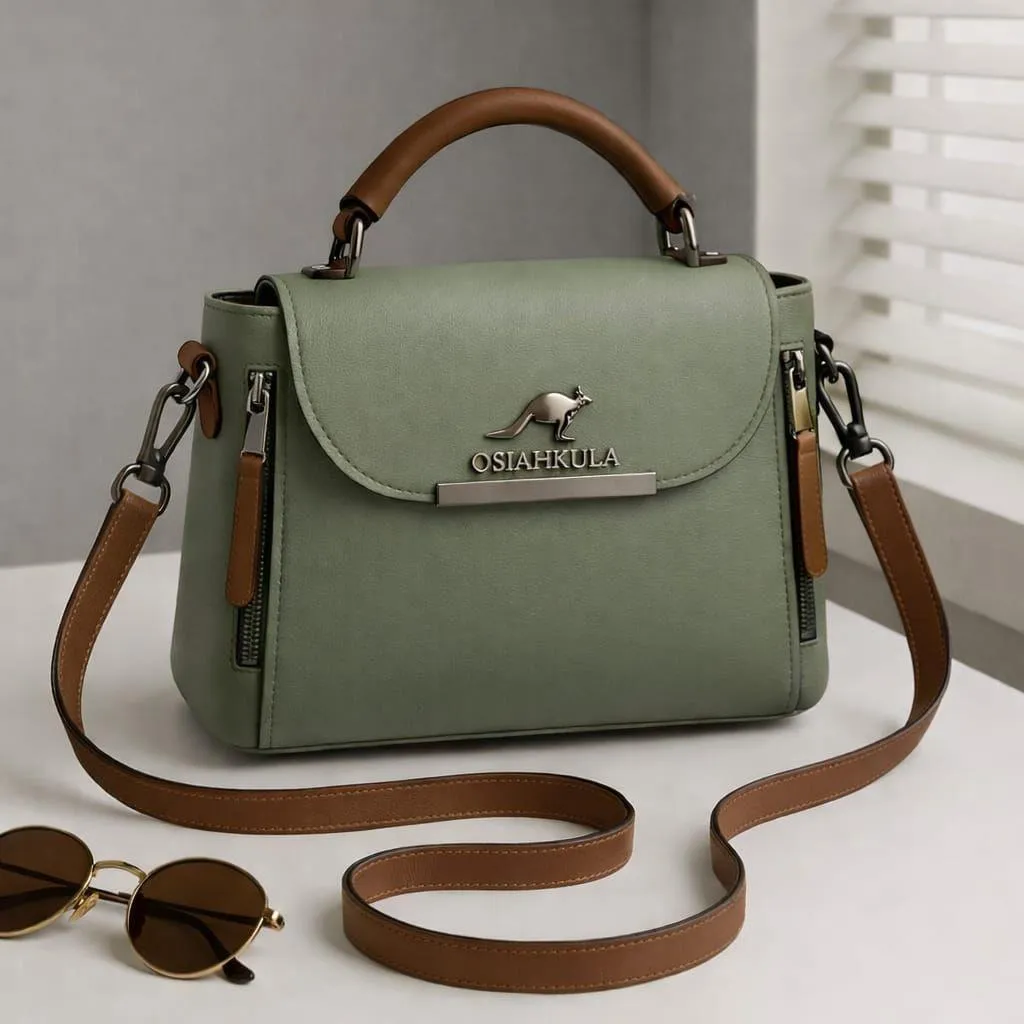Women's Leather Plain Hand Bag